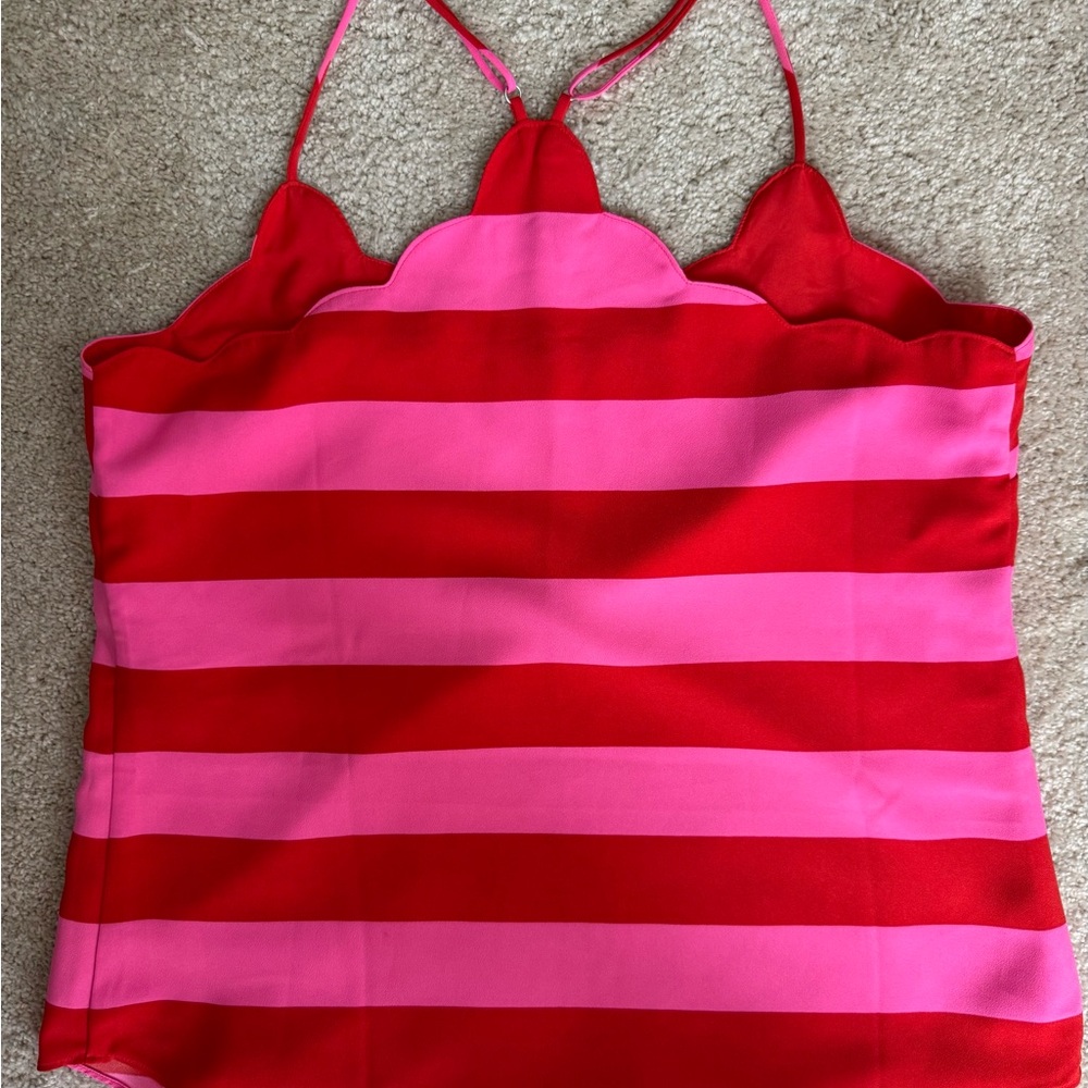 J. Crew Vibrant  Striped Cami Top-6 - Picture 4 of 6